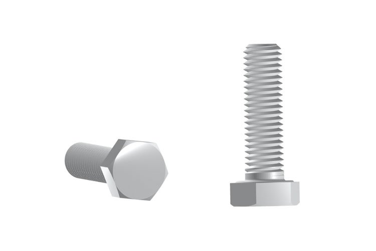 DIN 933 Hex Bolt with HDG